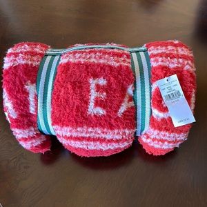 American Eagle fleece blanket and shopping bag. New!